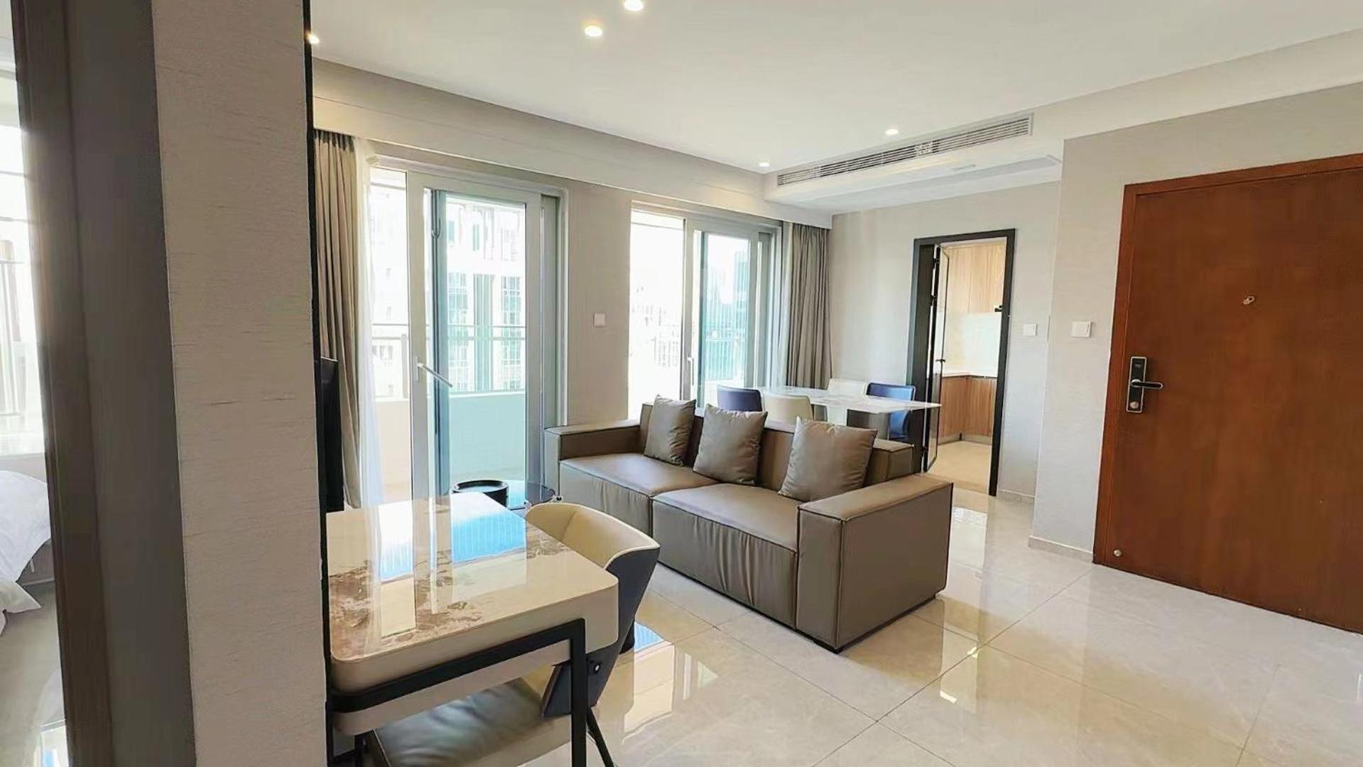 XI Ke Executive Apartment - Shenzhen Futian Exhibition Center ภายนอก รูปภาพ