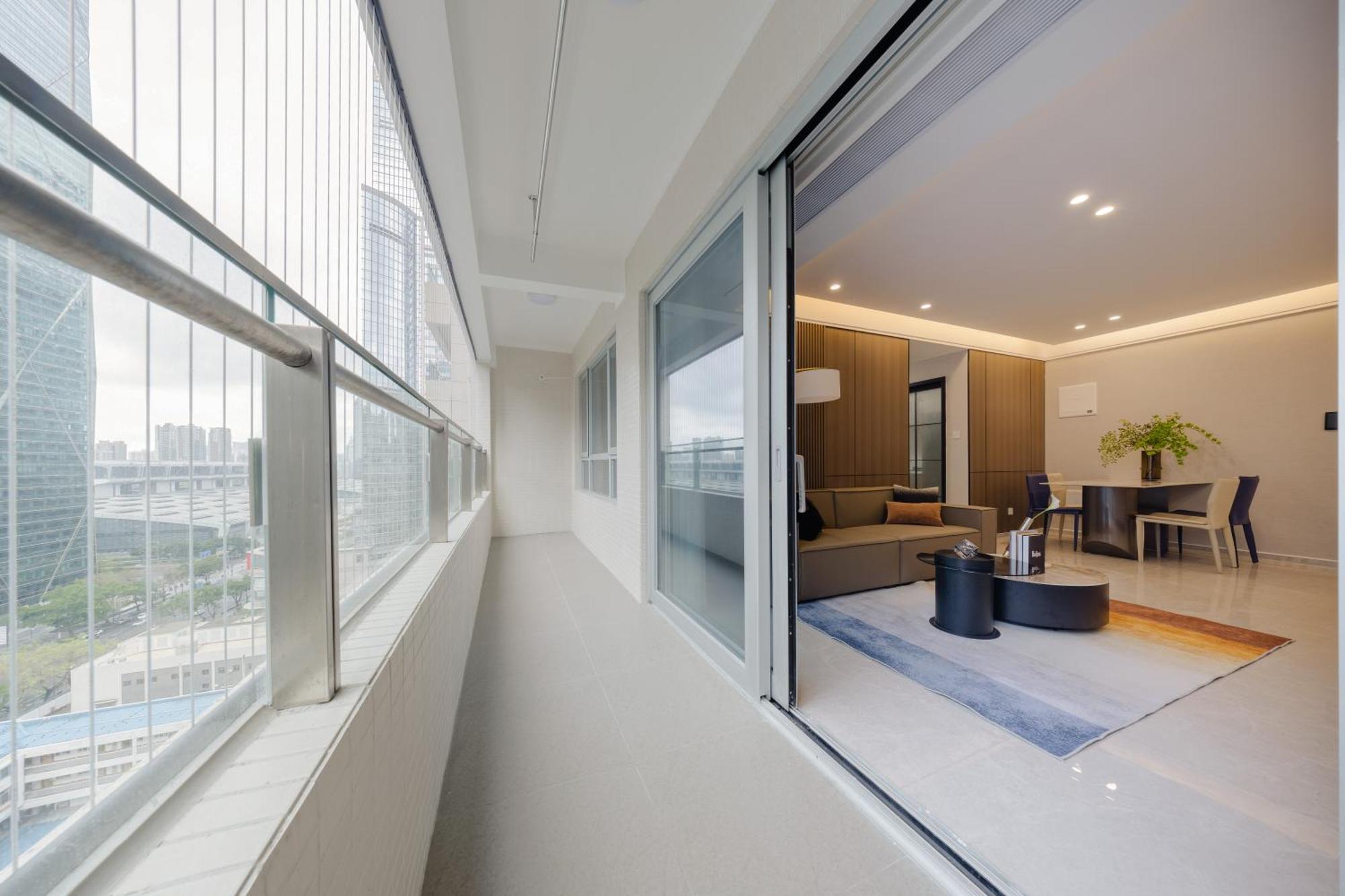 XI Ke Executive Apartment - Shenzhen Futian Exhibition Center ภายนอก รูปภาพ