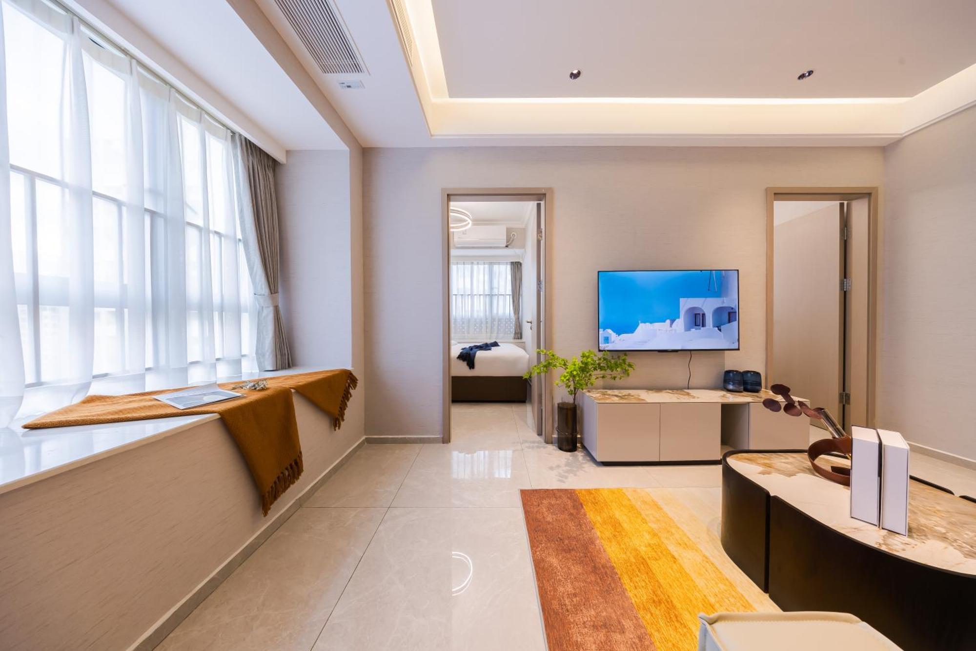 XI Ke Executive Apartment - Shenzhen Futian Exhibition Center ภายนอก รูปภาพ