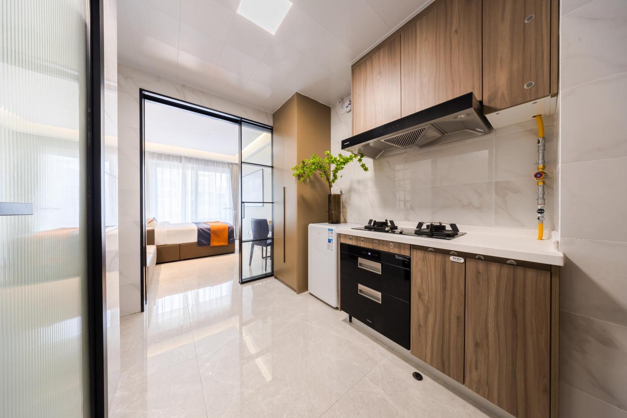 XI Ke Executive Apartment - Shenzhen Futian Exhibition Center ภายนอก รูปภาพ