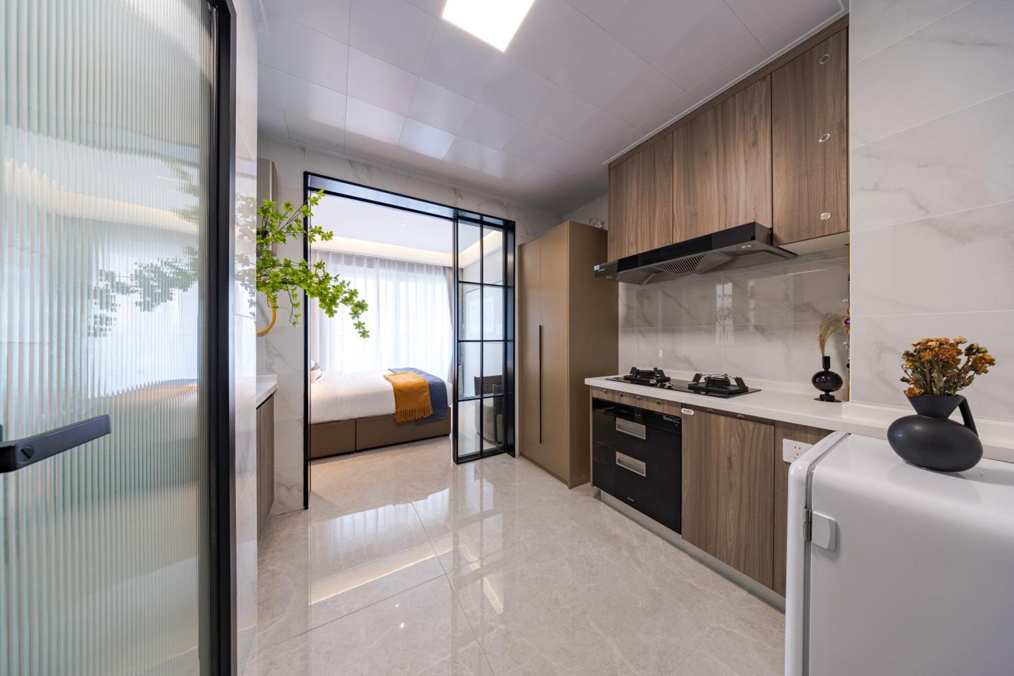 XI Ke Executive Apartment - Shenzhen Futian Exhibition Center ภายนอก รูปภาพ