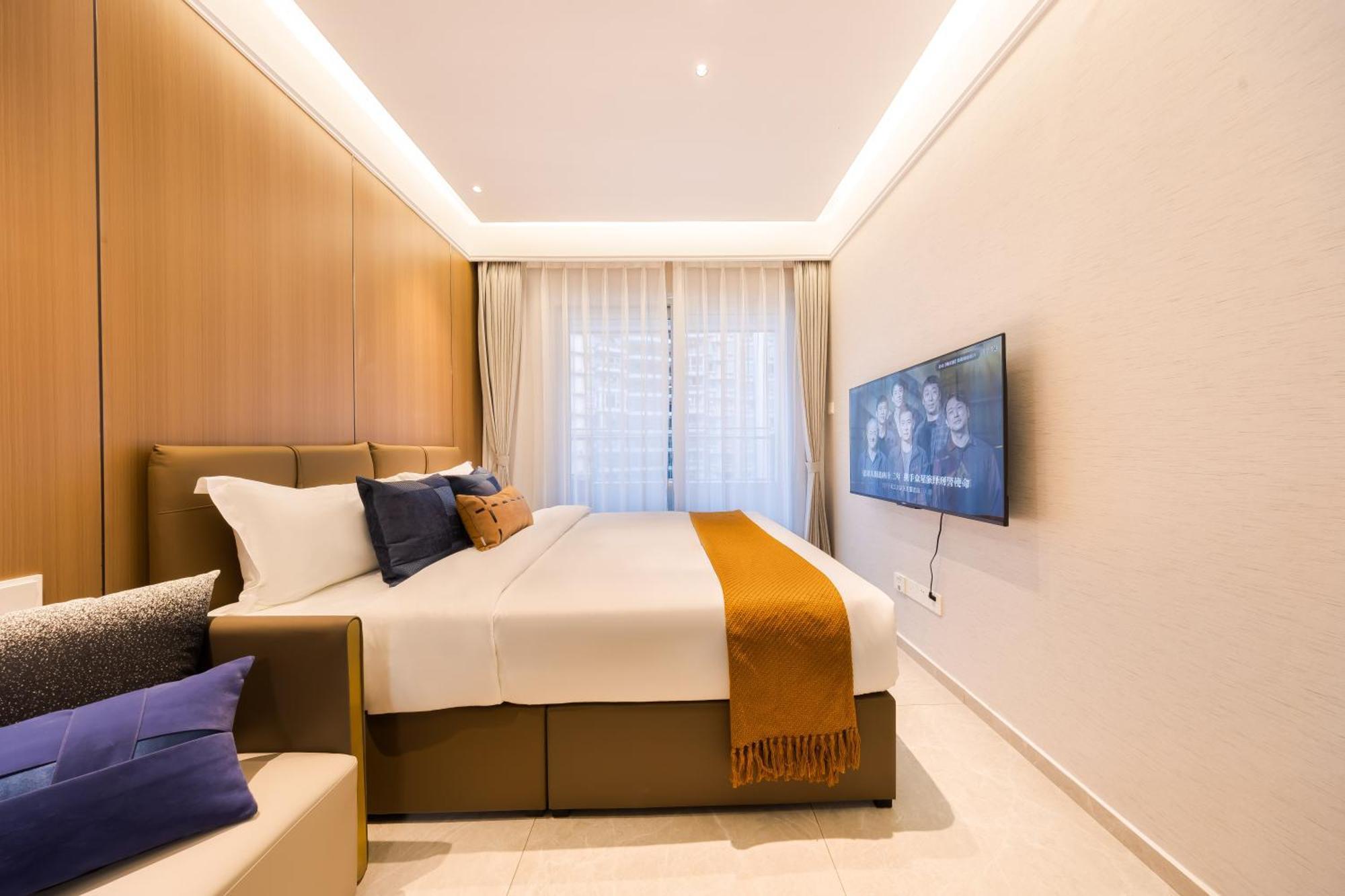 XI Ke Executive Apartment - Shenzhen Futian Exhibition Center ภายนอก รูปภาพ