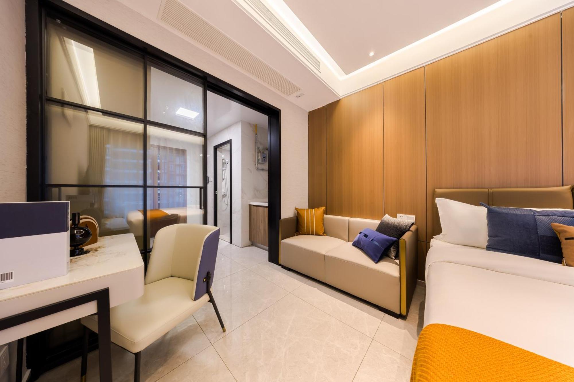 XI Ke Executive Apartment - Shenzhen Futian Exhibition Center ภายนอก รูปภาพ