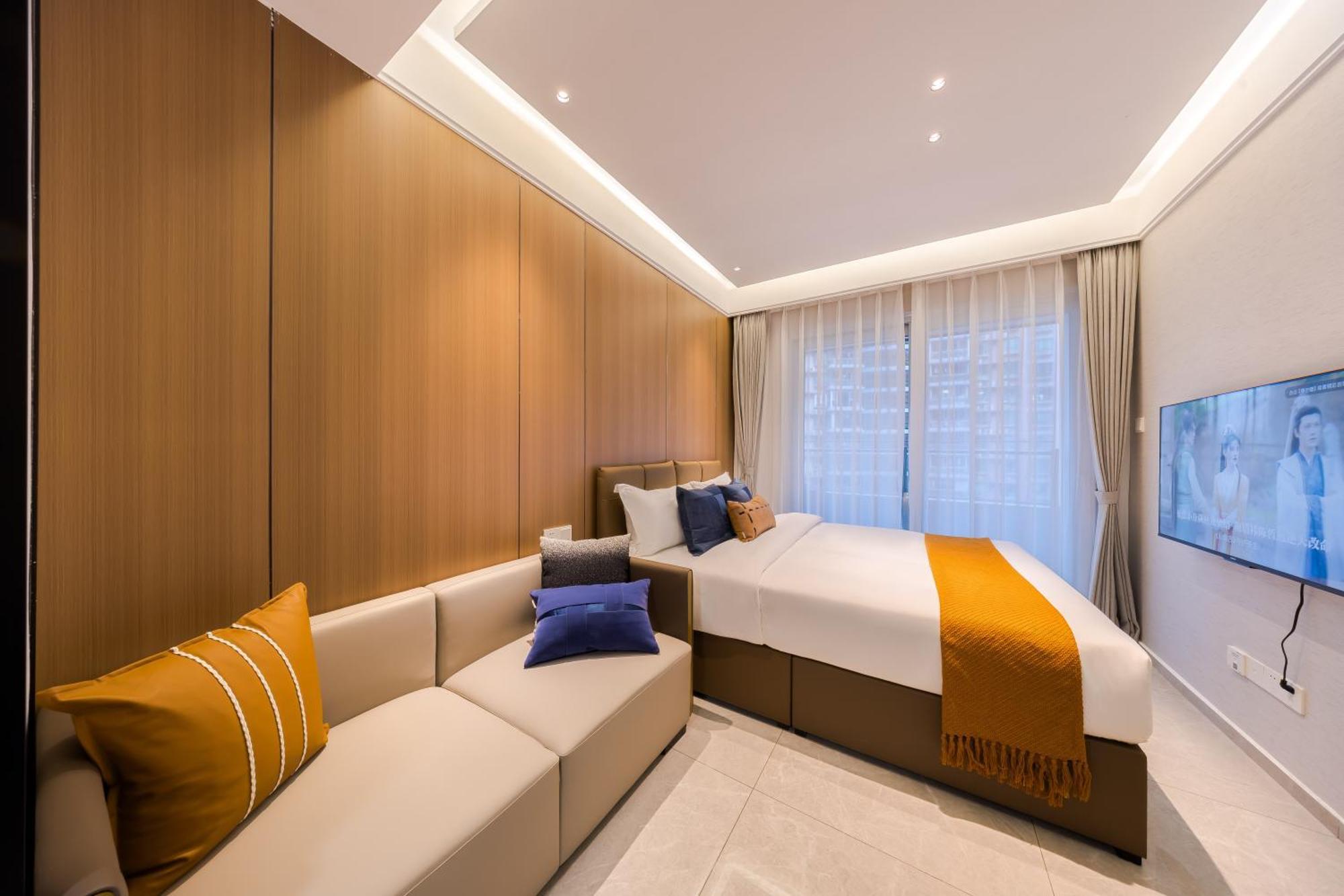 XI Ke Executive Apartment - Shenzhen Futian Exhibition Center ภายนอก รูปภาพ